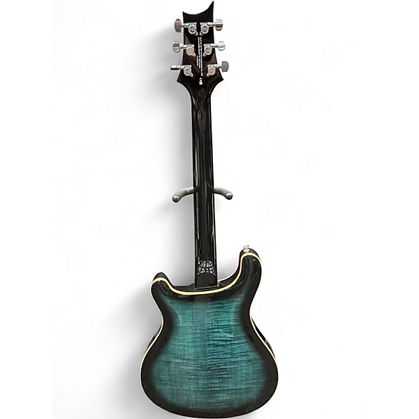 Used PRS SE Hollowbody II Piezo Peacock Blue Burst Hollow Body Electric Guitar