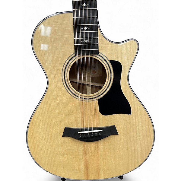Used Taylor 352CE Natural 12 String Acoustic Electric Guitar