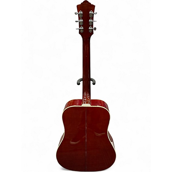 Used 1970s Guild D44NT Natural Acoustic Electric Guitar