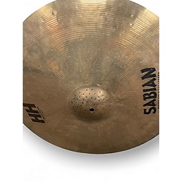 Used SABIAN 21in HH Raw Bell Dry Ride Brilliant Cymbal
