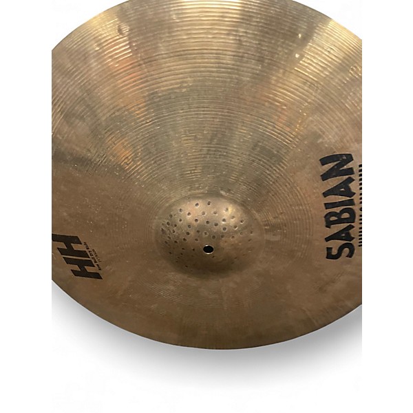 Used SABIAN 21in HH Raw Bell Dry Ride Brilliant Cymbal