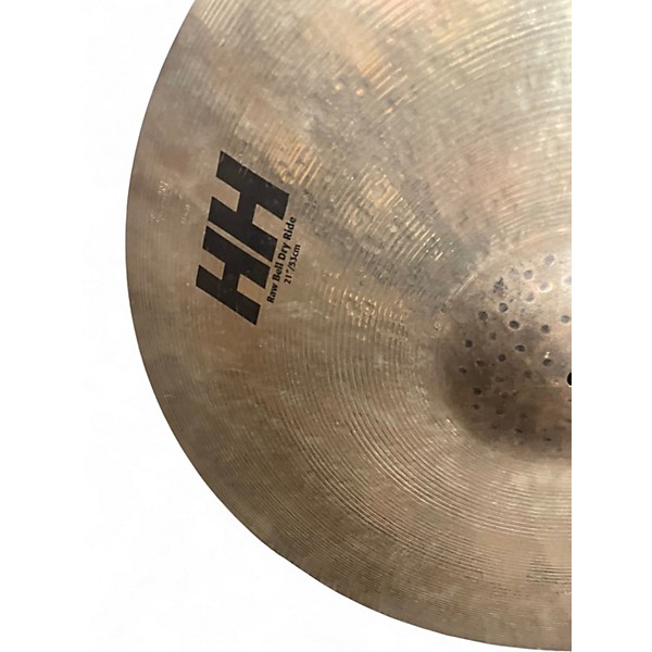 Used SABIAN 21in HH Raw Bell Dry Ride Brilliant Cymbal