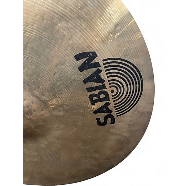 Used SABIAN 21in HH Raw Bell Dry Ride Brilliant Cymbal