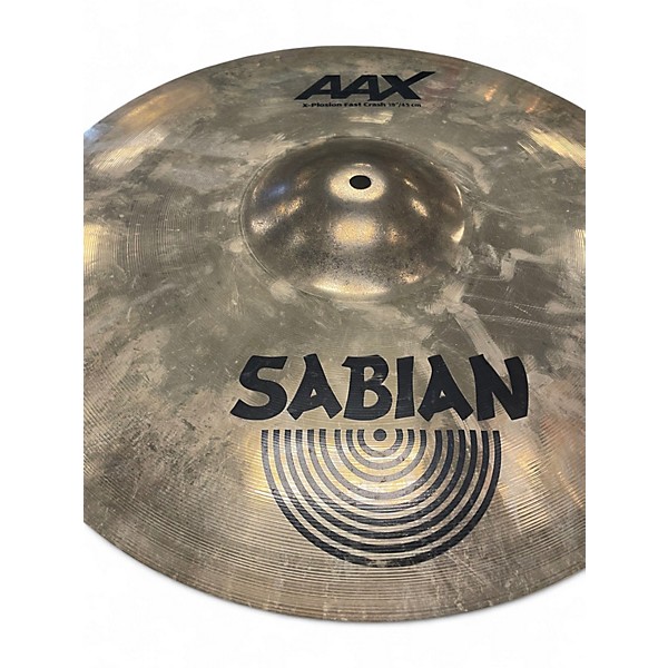 Used SABIAN 18in AAX Xplosion Crash Cymbal