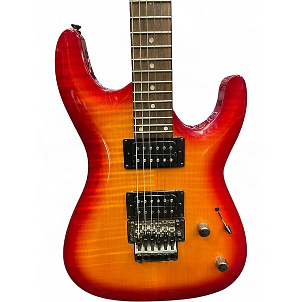 Used Dean Custom 350F FLAME BURST Solid Body Electric Guitar