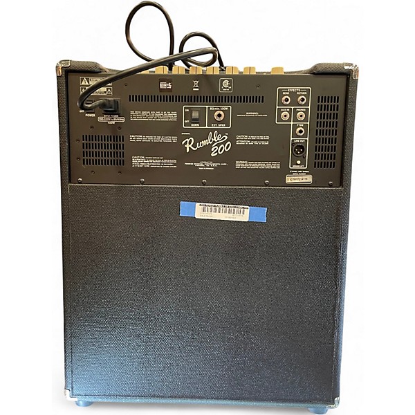 Used Fender RUMBLE 200 Bass Combo Amp