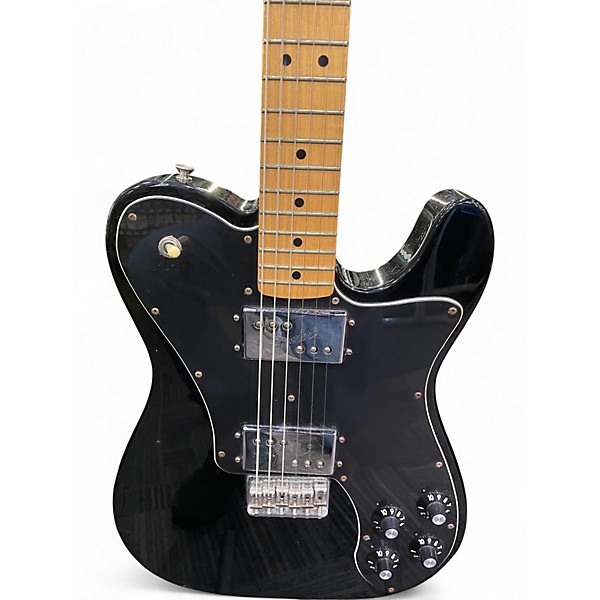 Used Fender Classic Series '72 Telecaster Deluxe Black Solid Body Electric Guitar