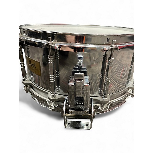 Used Pearl 8X14 Free Floating Snare Chrome Drum