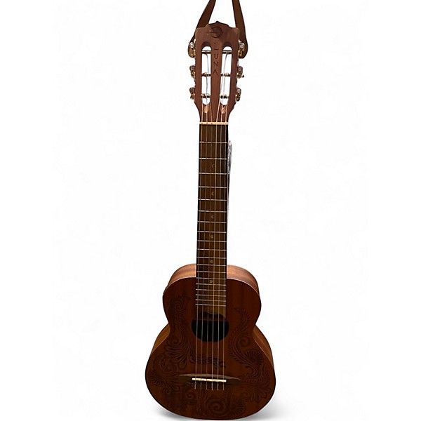 Used Luna HENNA DRAGON MAHOGANY 6 STRING Mahogany Ukulele