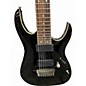 Used Ibanez RGA7 Black Solid Body Electric Guitar