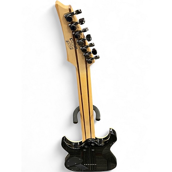 Used Ibanez RGA7 Black Solid Body Electric Guitar