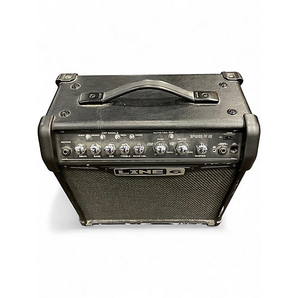 Used Line 6 Spider IV 15W 1X8 Guitar Combo Amp