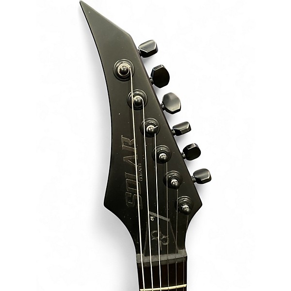 Used Solar Guitars A2.6 Black Solid Body Electric Guitar