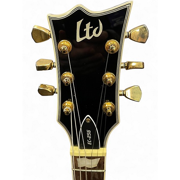 Used ESP LTD EC256 Ebony Solid Body Electric Guitar