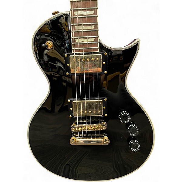 Used ESP LTD EC256 Ebony Solid Body Electric Guitar