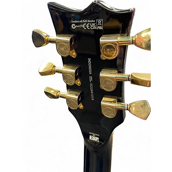 Used ESP LTD EC256 Ebony Solid Body Electric Guitar