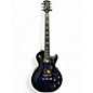 Used Gibson LES PAUL CUSTOM BATS IN FLIGHT Dark Blue Burst Solid Body Electric Guitar thumbnail