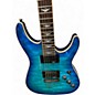 Used Schecter Guitar Research Omen Extreme 6 Blue Solid Body Electric Guitar