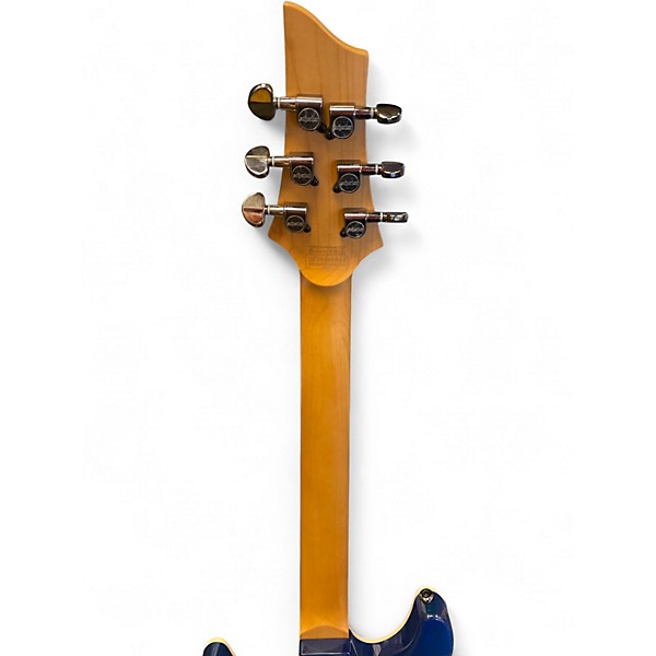 Used Schecter Guitar Research Omen Extreme 6 Blue Solid Body Electric Guitar