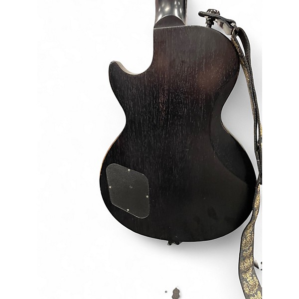 Used Gibson Les Paul CM 2015 Trans Black Solid Body Electric Guitar
