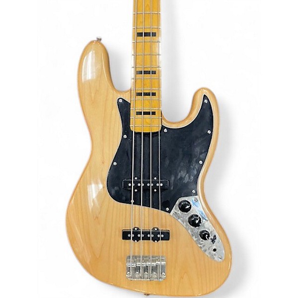 Used Squier Classic Vibe 70s Jazz Bass Natural Electric Bass Guitar