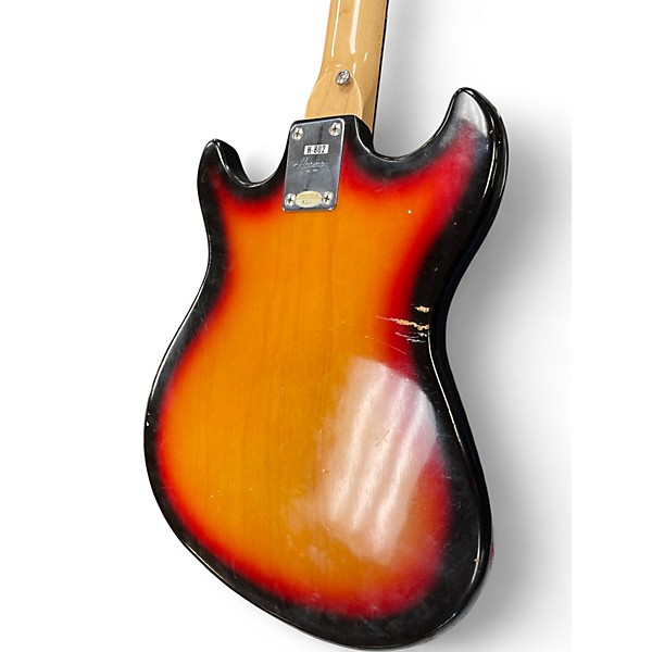 Used Harmony H-802 2 Tone Sunburst Solid Body Electric Guitar