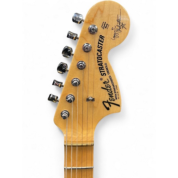 Used 2025 Fender Malmsteen Strat NOS Vintage White Solid Body Electric Guitar