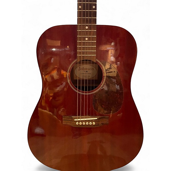 Used Johnson JGD10 Mahogany Acoustic Guitar