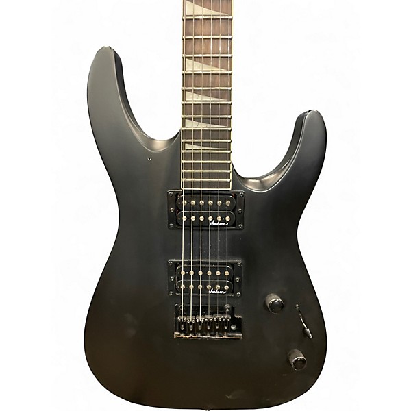 Used Jackson JS22 Dinky Black Solid Body Electric Guitar