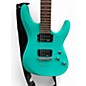 Used Schecter Guitar Research c6 deluxe Seafoam Green Solid Body Electric Guitar