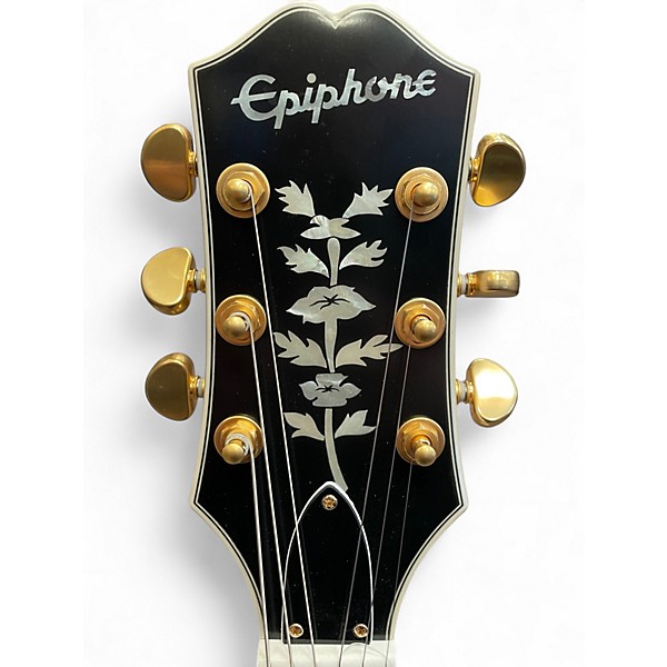 Used 2023 Epiphone emily wolfe Sheraton White Hollow Body Electric Guitar
