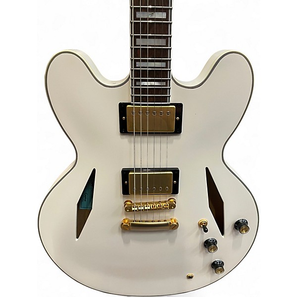 Used 2023 Epiphone emily wolfe Sheraton White Hollow Body Electric Guitar