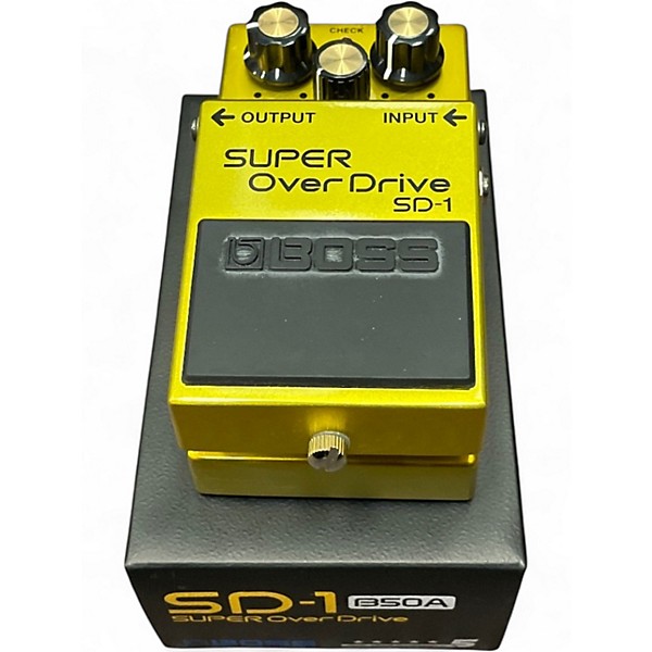 Used BOSS SD1 Super Overdrive Effect Pedal