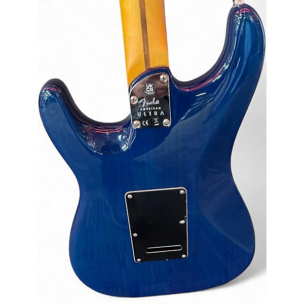 Used 2021 Fender Limited Edition Ultra Stratocaster Denim Burst Solid Body Electric Guitar