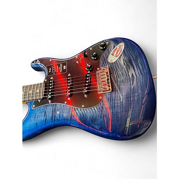 Used 2021 Fender Limited Edition Ultra Stratocaster Denim Burst Solid Body Electric Guitar