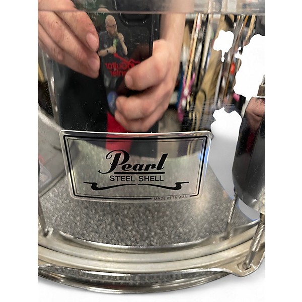 Used Pearl 14.25in STEEL SHELL Chrome Drum