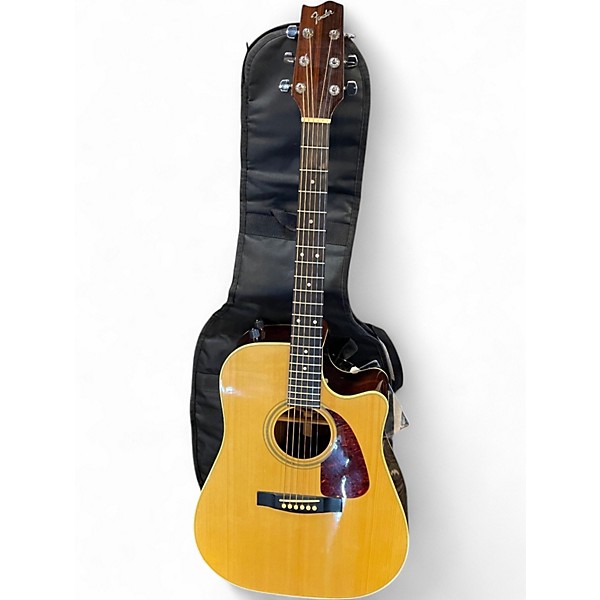 Used Fender f-230CE Natural Acoustic Electric Guitar