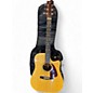 Used Fender f-230CE Natural Acoustic Electric Guitar