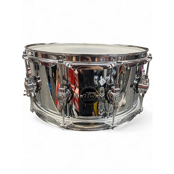 Used DW 14X6.5 Performance Series Steel Snare Chrome Drum