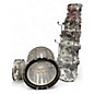Used DW 7 Piece Design Series Acrylic Clear Drum Kit