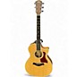 Used Taylor 414CE Natural Acoustic Electric Guitar thumbnail