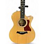 Used Taylor 414CE Natural Acoustic Electric Guitar