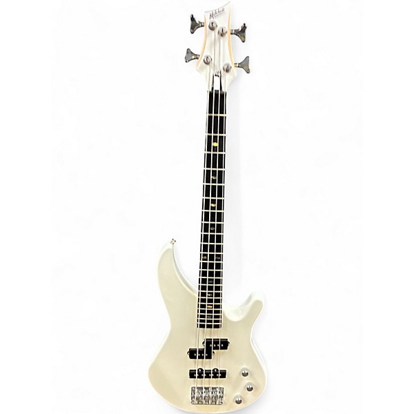 Used 2020s Mitchell MB100 White Electric Bass Guitar