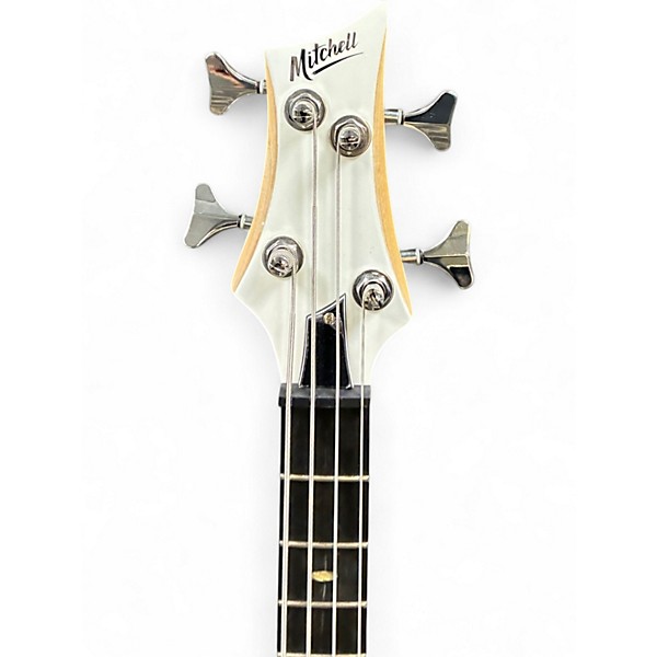 Used 2020s Mitchell MB100 White Electric Bass Guitar
