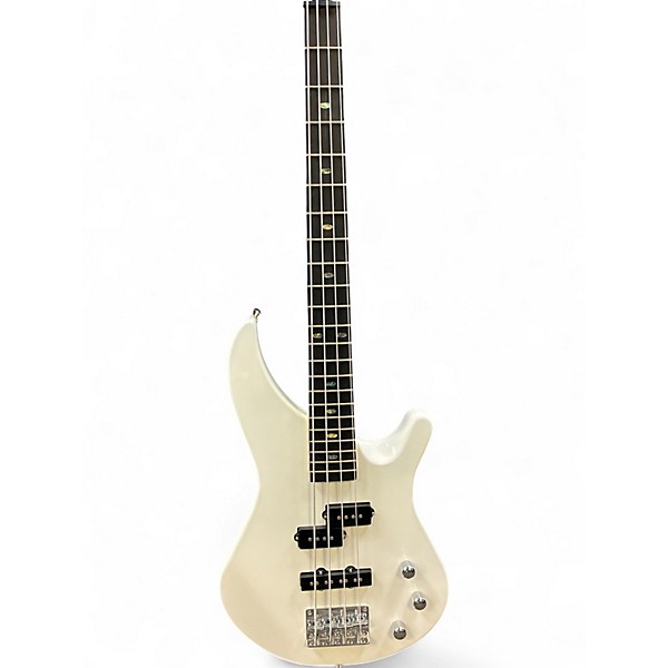 Used 2020s Mitchell MB100 White Electric Bass Guitar