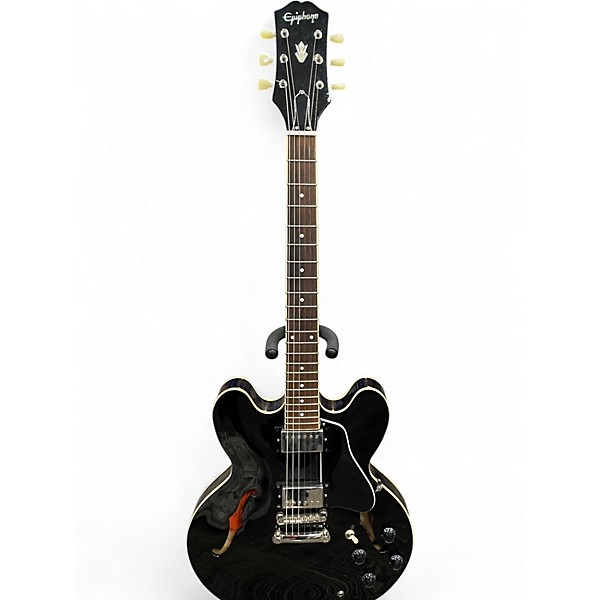 Used Epiphone ES335 Black Hollow Body Electric Guitar