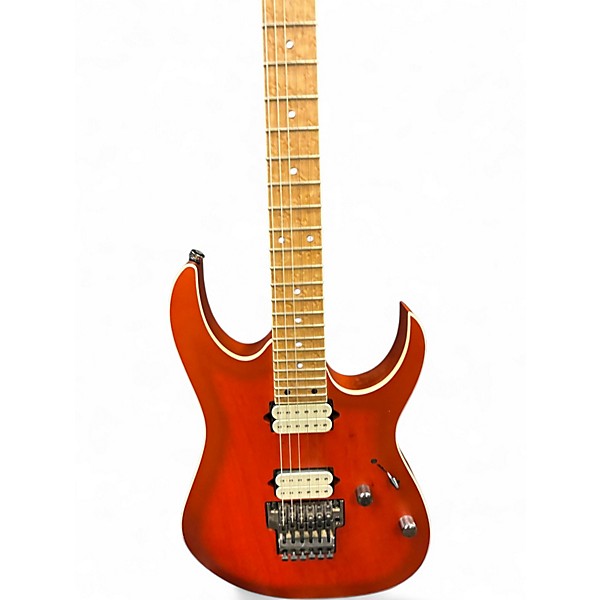Used Ibanez RG652AHMS BURNT ORANGE Solid Body Electric Guitar