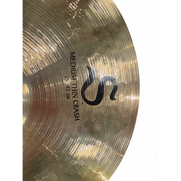 Used Zildjian 18in S Family Medium Thin Crash Cymbal