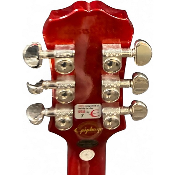 Used Epiphone Les Paul Standard Cherry Sunburst Solid Body Electric Guitar
