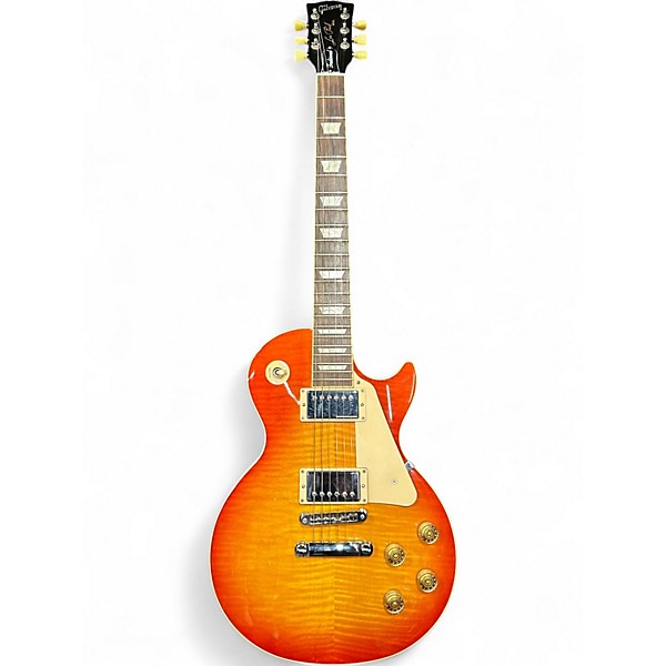 Used 2012 Gibson Les Paul Traditional 2 Color Sunburst Solid Body Electric Guitar